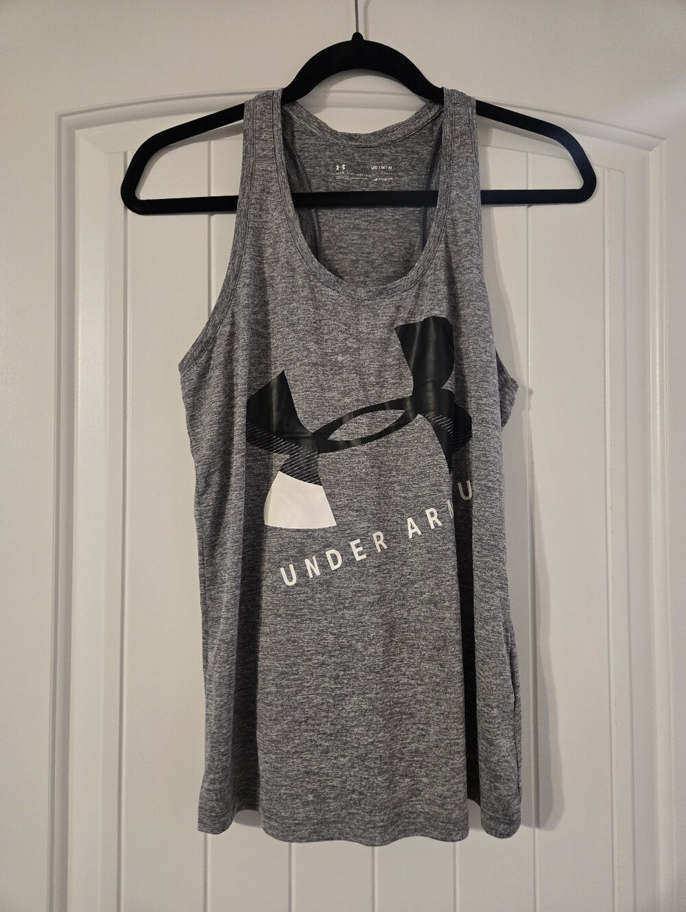 Under Armour Gray Heather Logo Racerback Tank